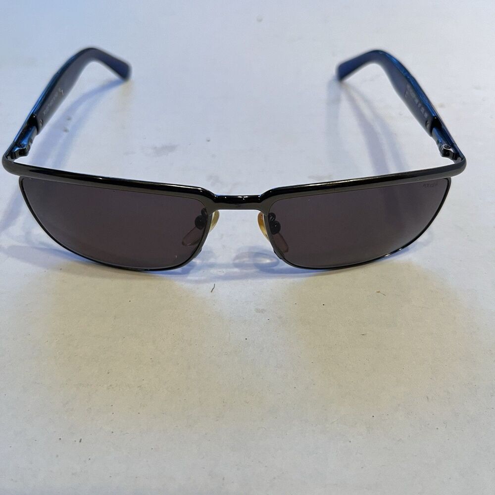 Vintage Police Sunglasses Blue Black Frame Mod. 2426 57 Col 568 Italy